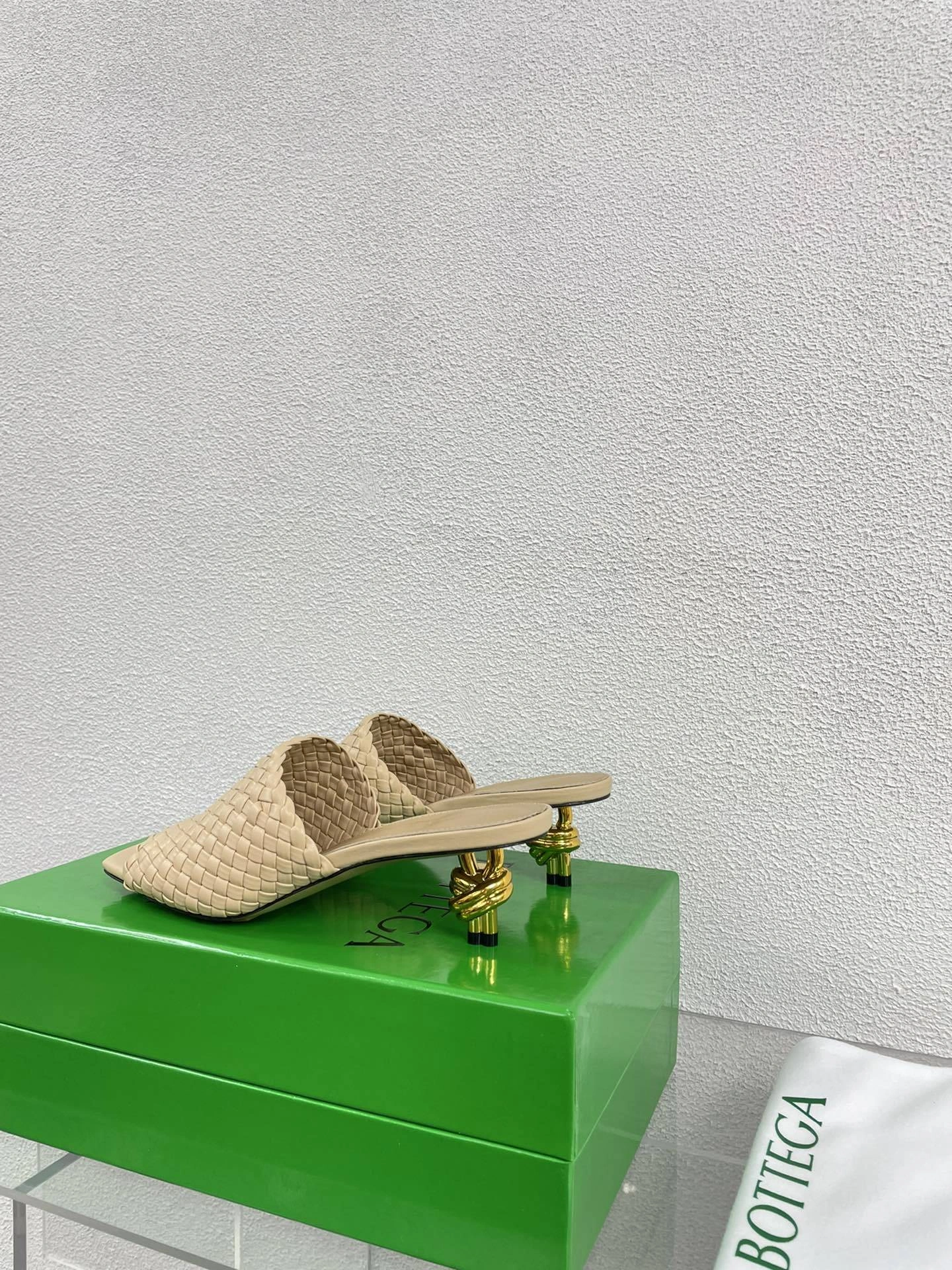 COCO- V595t1 787004V2P502624 Knot Calfskin Heel height:4.5CM item:D-X158I2998H